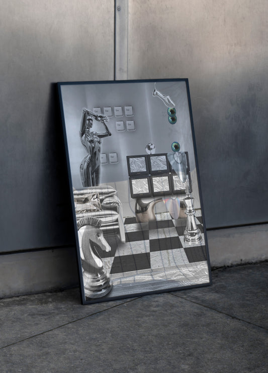 The night sky is only a sort of carbon paper