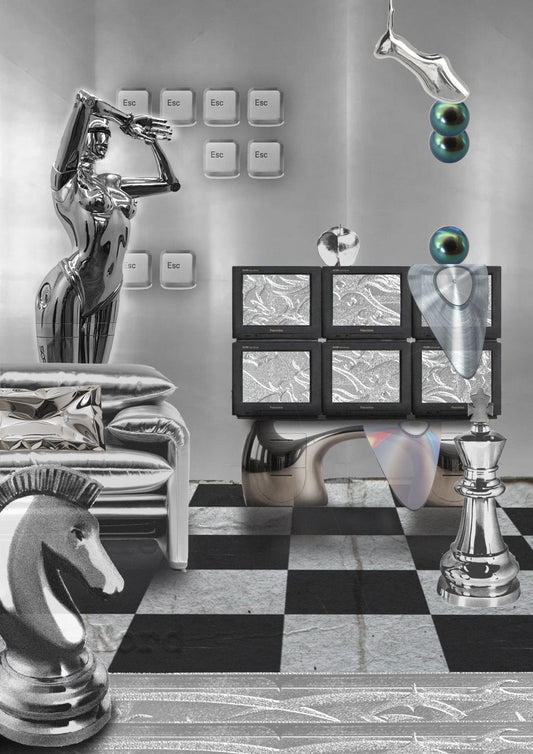 The night sky is only a sort of carbon paper