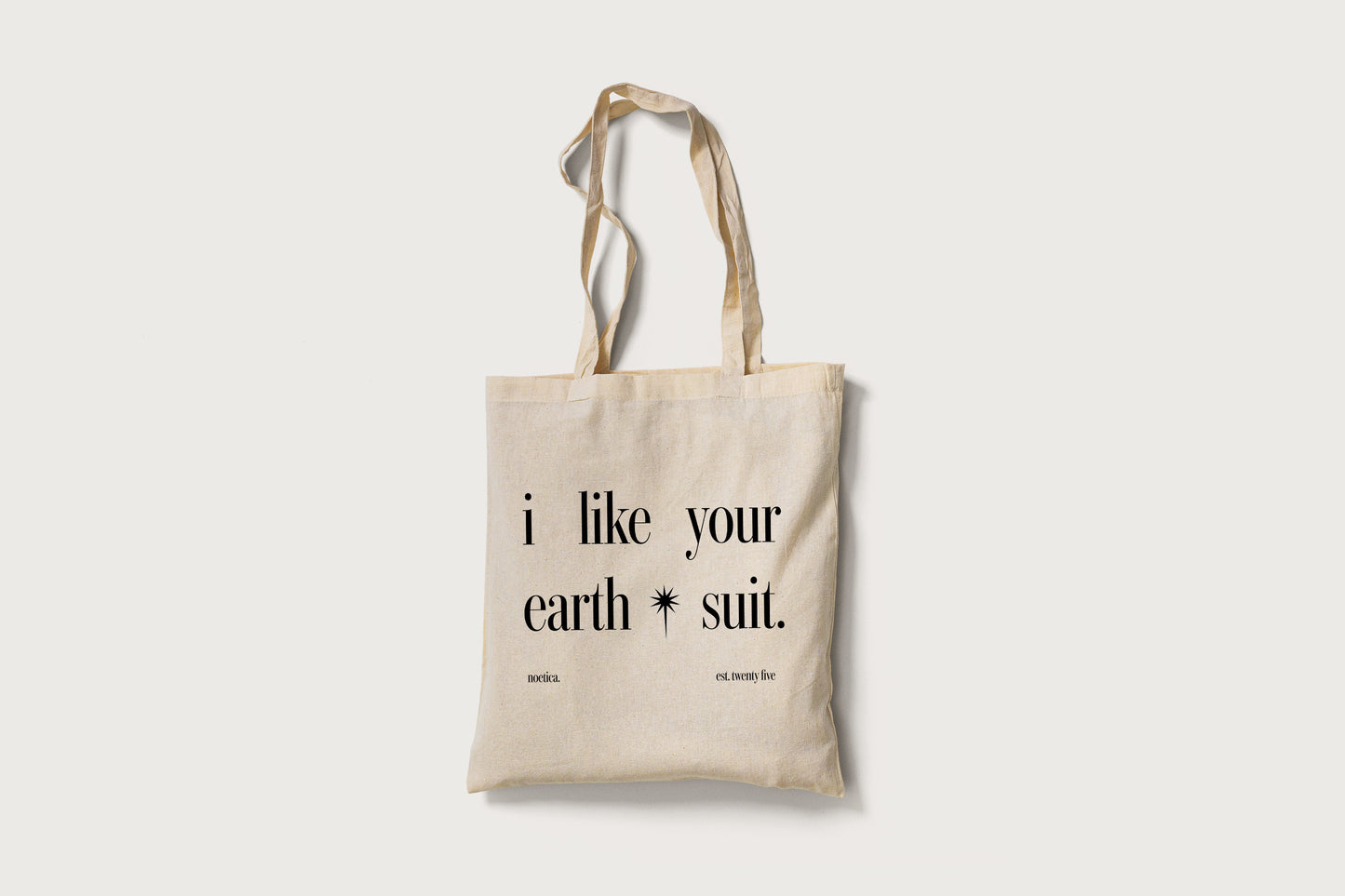 'i like your earth suit' Tote Bag